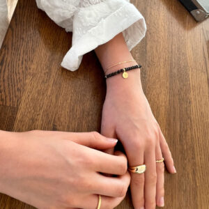 Margaux Ring i 18K guldpläterat 925 sterling silver med rundad, polerad form – stilren bolded ring från Livingstone Wikh Accessories.